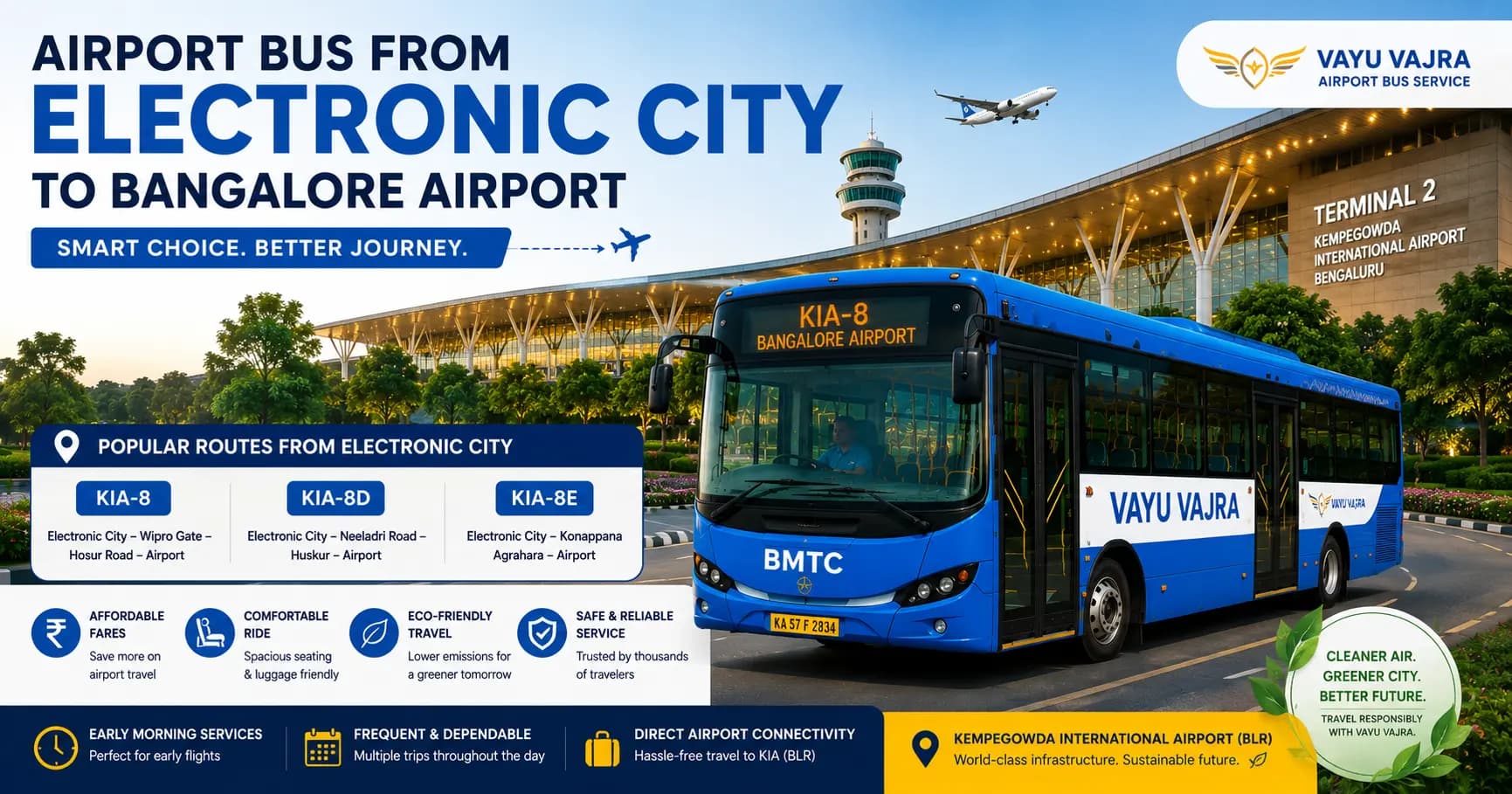 Airport Bus from Electronic City to Bangalore Airport (2026 Guide)