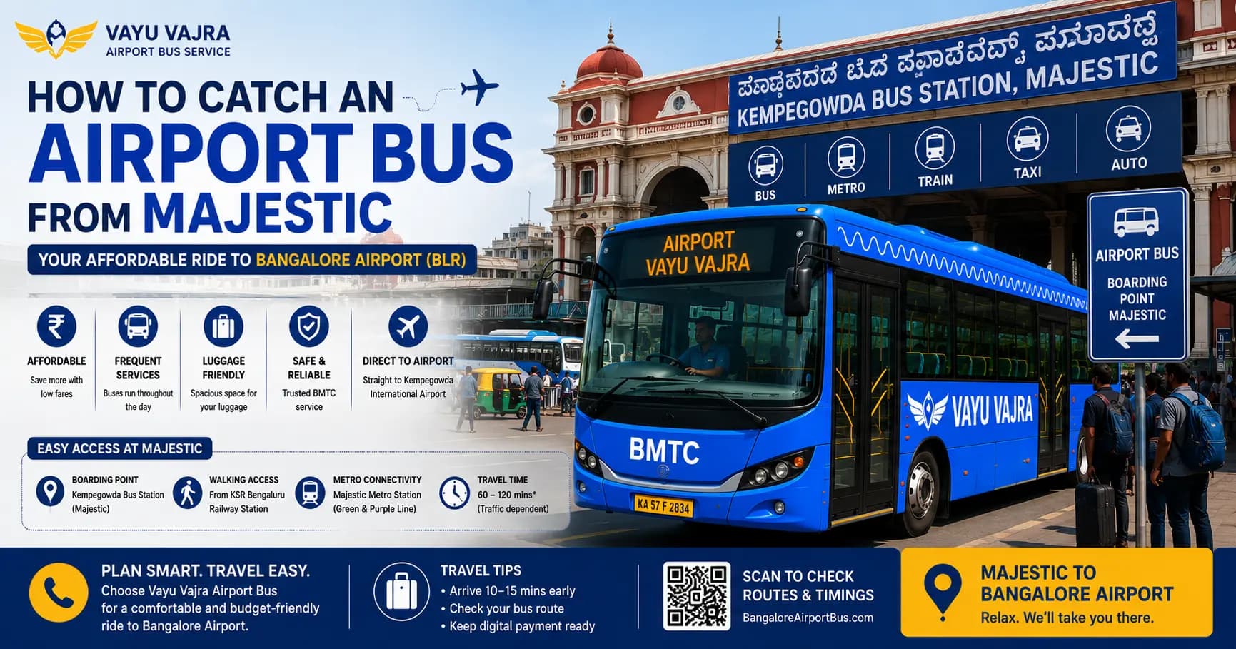 How to Catch an Airport Bus from Majestic (Complete Guide)