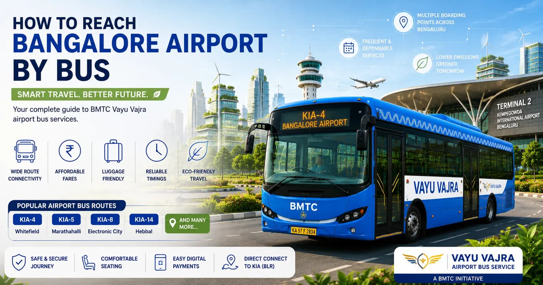 How to Reach Bangalore Airport by Bus: The Ultimate Vayu Vajra Guide (2026)