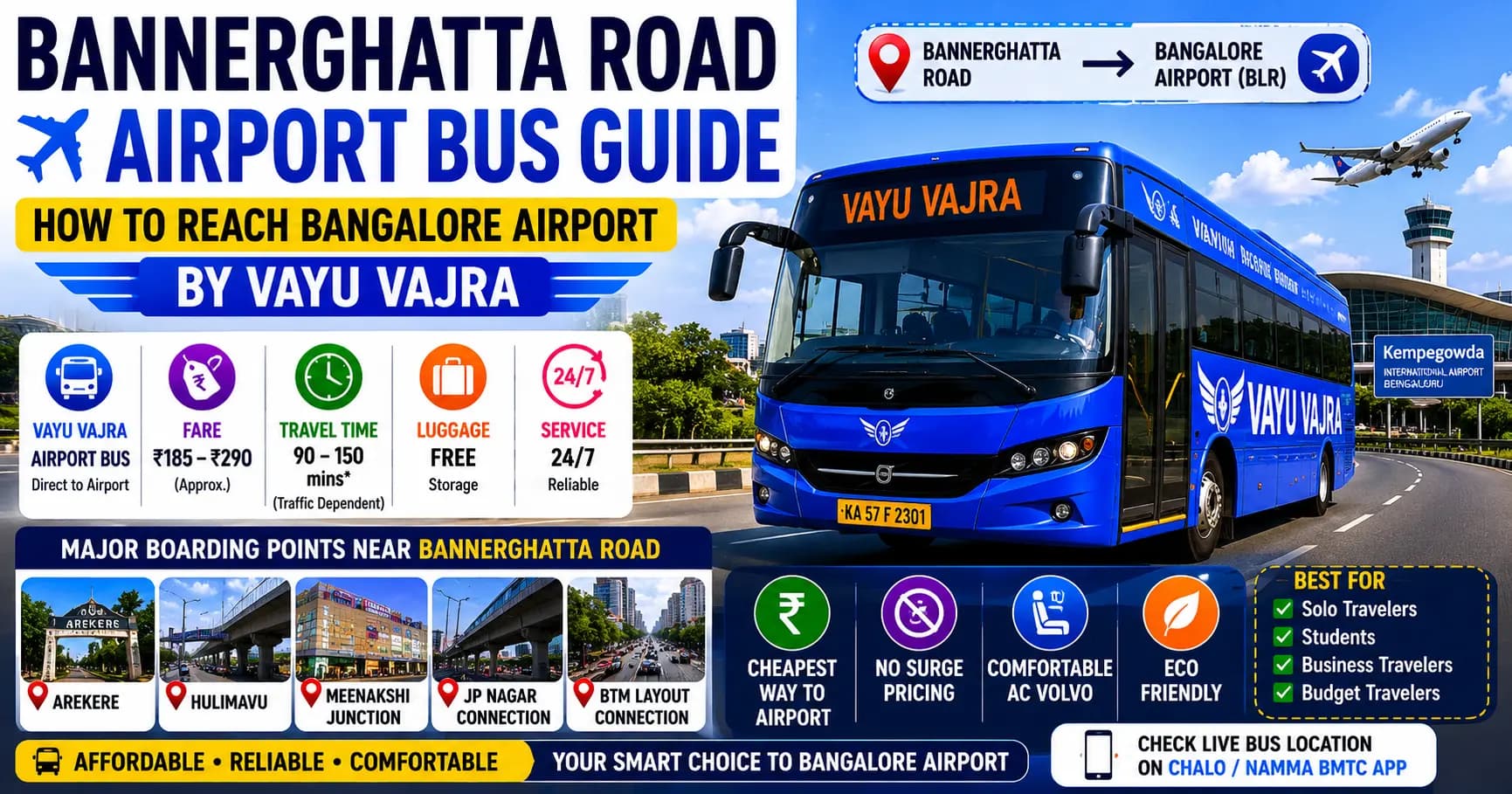 Bannerghatta Road Airport Bus: Complete Guide to Reaching Bangalore Airport